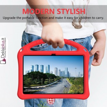 Smūgiams atsparus dėklas su rankena - raudonas (Xiaomi Redmi Pad 2 (9.7) Smūgiams atsparus dėklas su rankena - raudonas (Xiaomi Redmi Pad 2 (9.7)